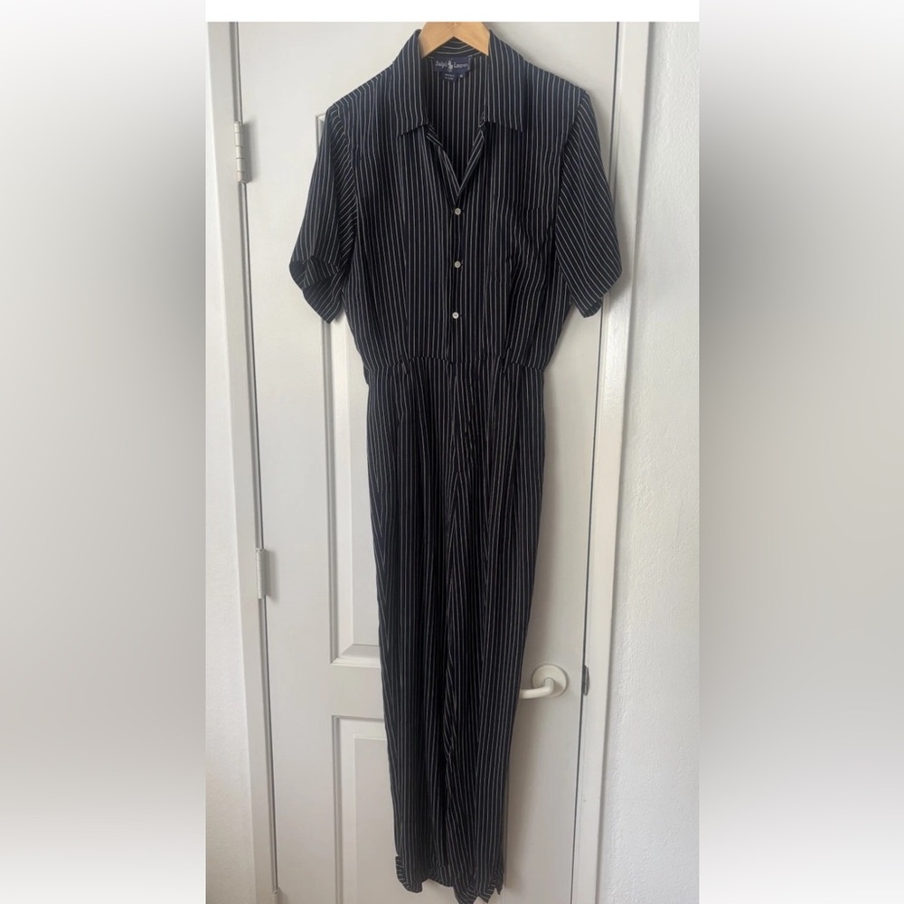 Ralph Lauren 100% silk jumpsuit